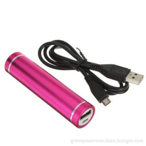 2,600mAh Portable Rose Red External Power Bank Battery ChargerNew